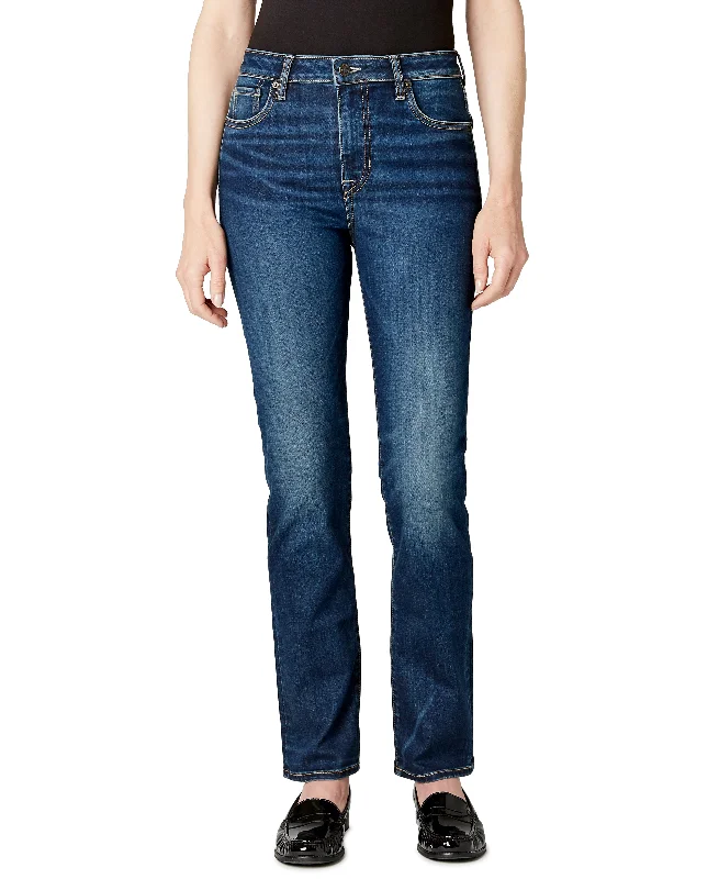 JAYDEN HIGH RISE STRAIGHT JEANS Stylish Paperbag Waist Denim