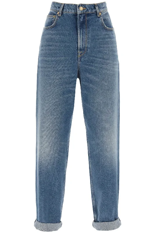 GOLDEN GOOSE kim loose fit jeans Casual Distressed Skinny Jeans