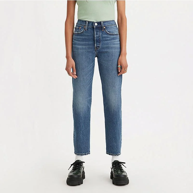 Levi's Wedgie Straight Jeans - Unstoppable Wear Comfortable Straight-Legged Denim