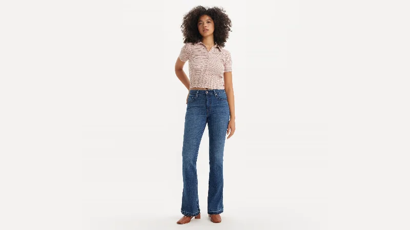 Levi's® Women's 726 High-Rise Flare Jeans Trendy Pleated Waist Jeans