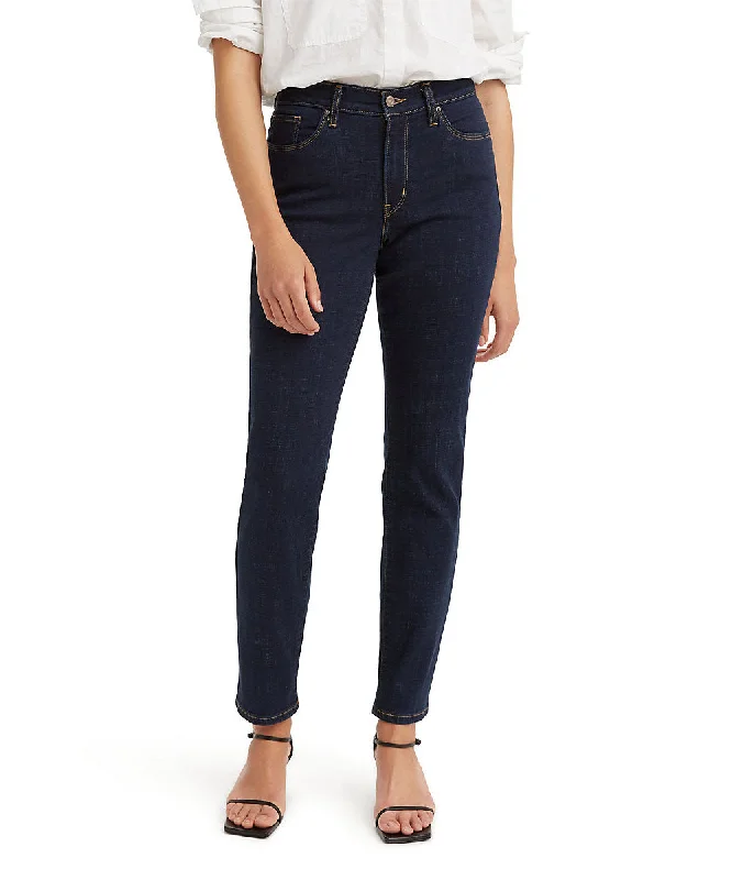 Levi's Women's Classic Straight Fit Jeans - Marine Dip Comfortable Dark Wash Jeans