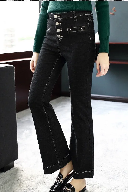 Modern Bootcut Jeans Elegant Bootcut Fit Jeans