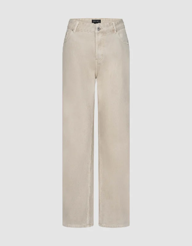 Straight Jeans Comfortable Low-Rise Jeans