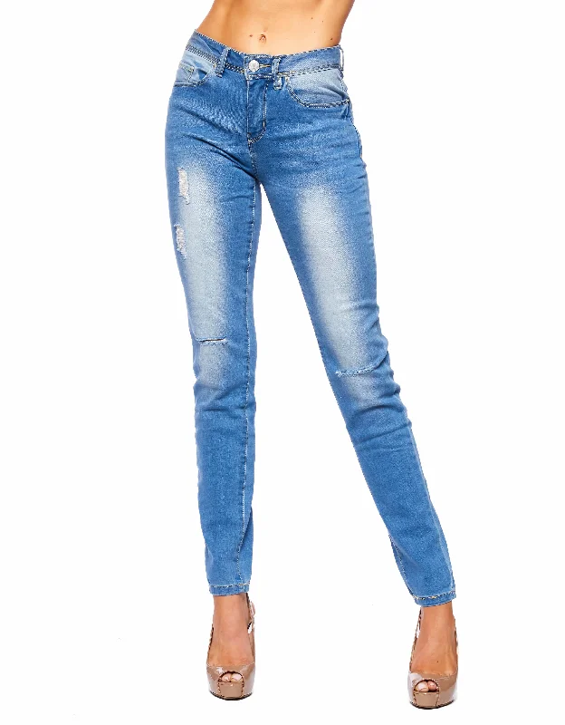 WOMEN'S ANA HIGH RISE SKINNY JEANS Elegant Skinny Leg Jeans