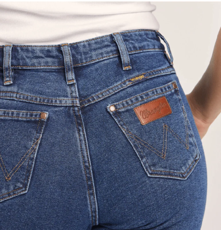 Wrangler Jeans Womens Mid Waist Bootcut Deep Stone (W/091041/FV4) Chic Faded Blue Jeans Wrangler Jeans Womens Mid Waist Bootcut Deep Stone (W/091041/FV4) Chic Faded Blue Jeans