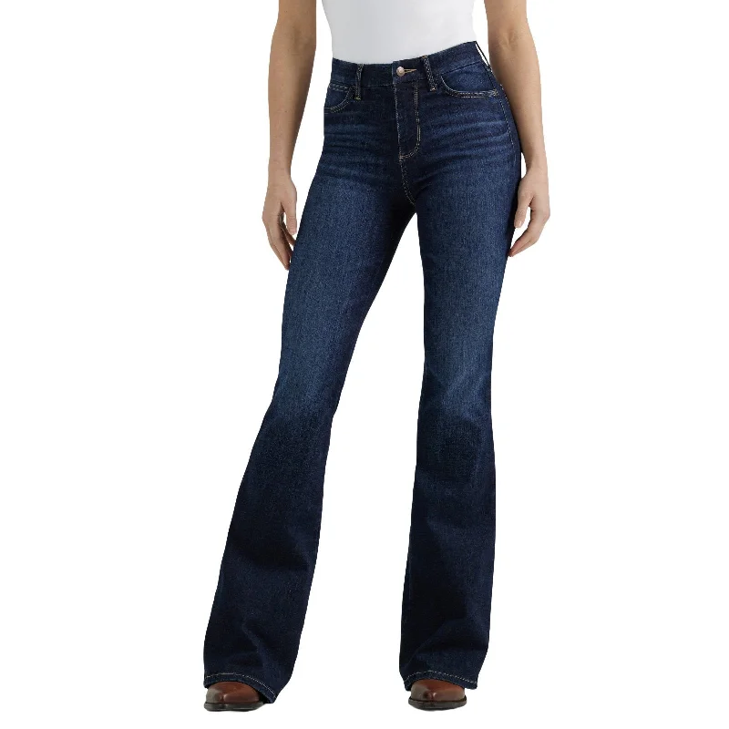 Wrangler Women's Bespoke Flare High Rise Jeans